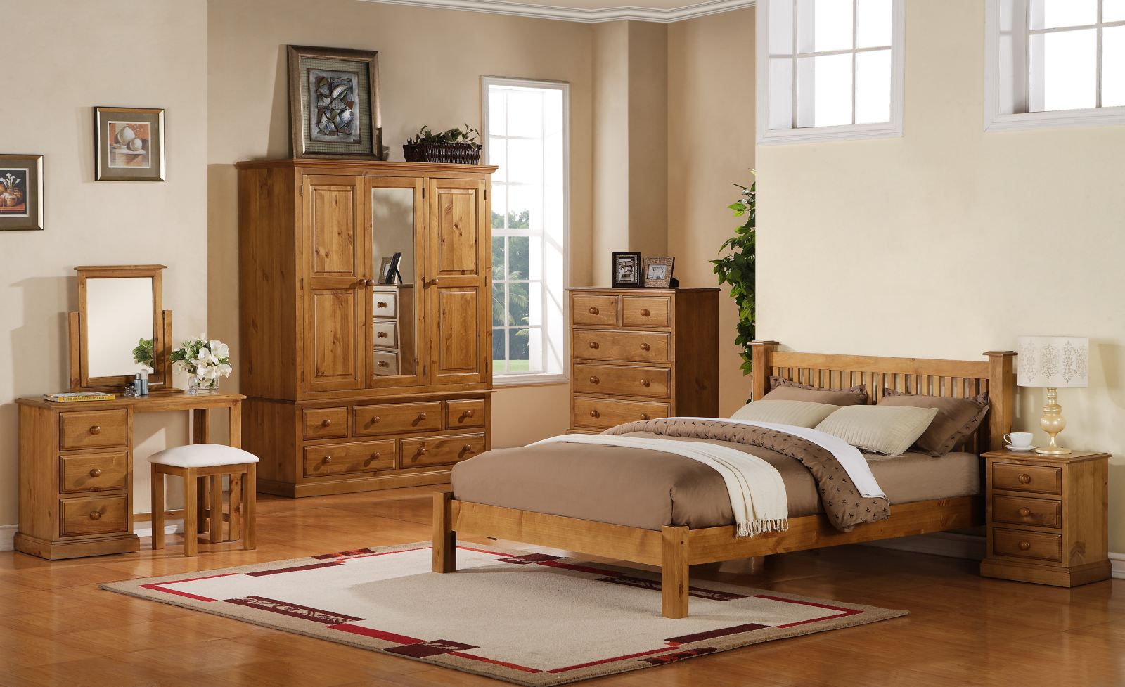 ready made pine bedroom furniture