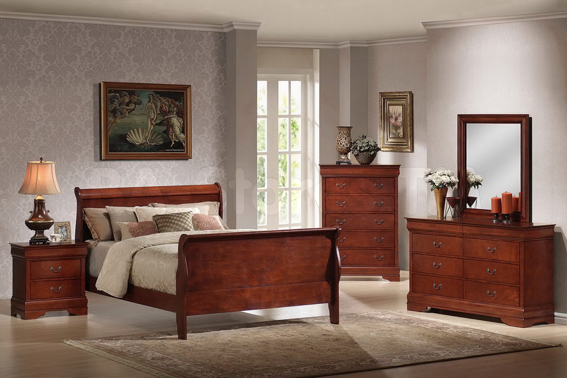 Cherry Wood Furniture Bedroom Decor Ideas