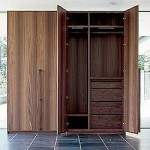 wooden wardrobe closet