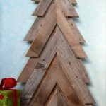 wooden christmas tree decoration